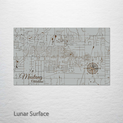 Mustang, Oklahoma Street Map