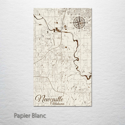 Newcastle, Oklahoma Street Map