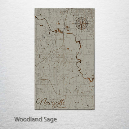 Newcastle, Oklahoma Street Map