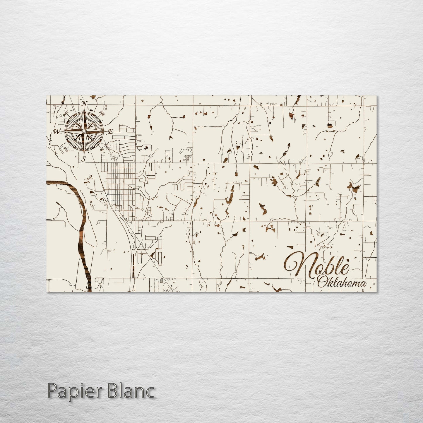 Noble, Oklahoma Street Map