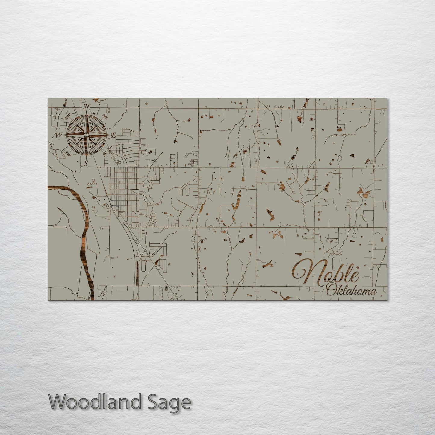 Noble, Oklahoma Street Map