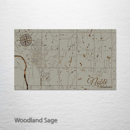 Noble, Oklahoma Street Map