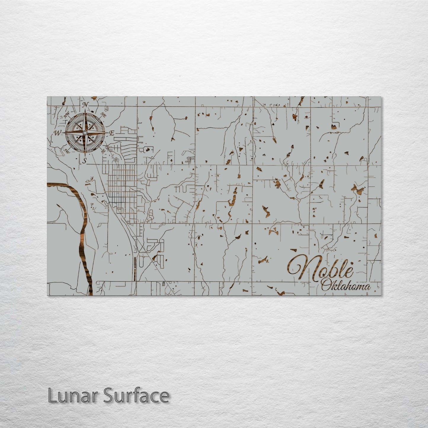 Noble, Oklahoma Street Map