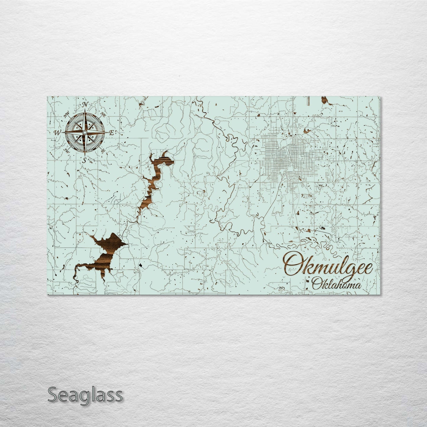 Okmulgee, Oklahoma Street Map