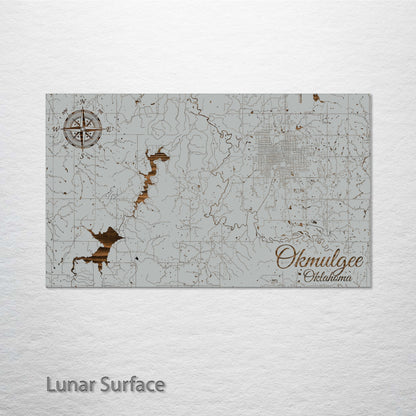 Okmulgee, Oklahoma Street Map