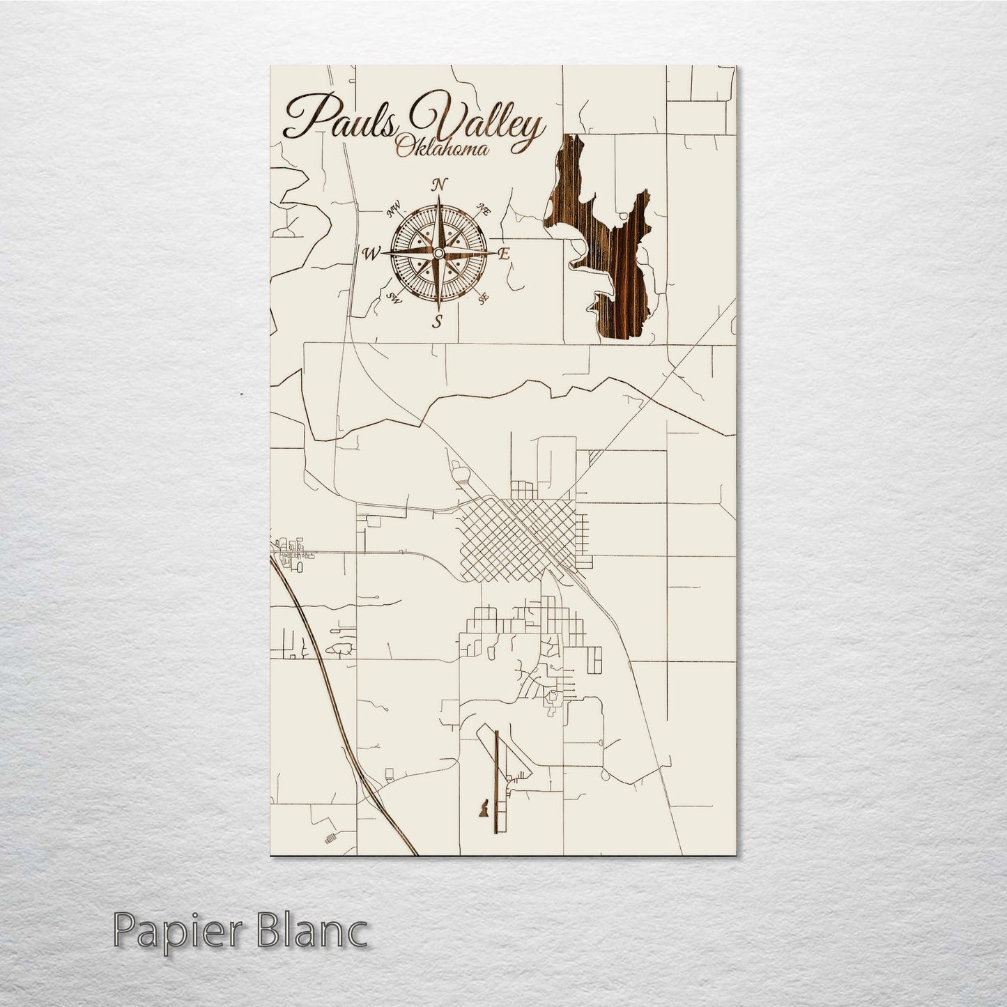 Pauls Valley, Oklahoma Street Map