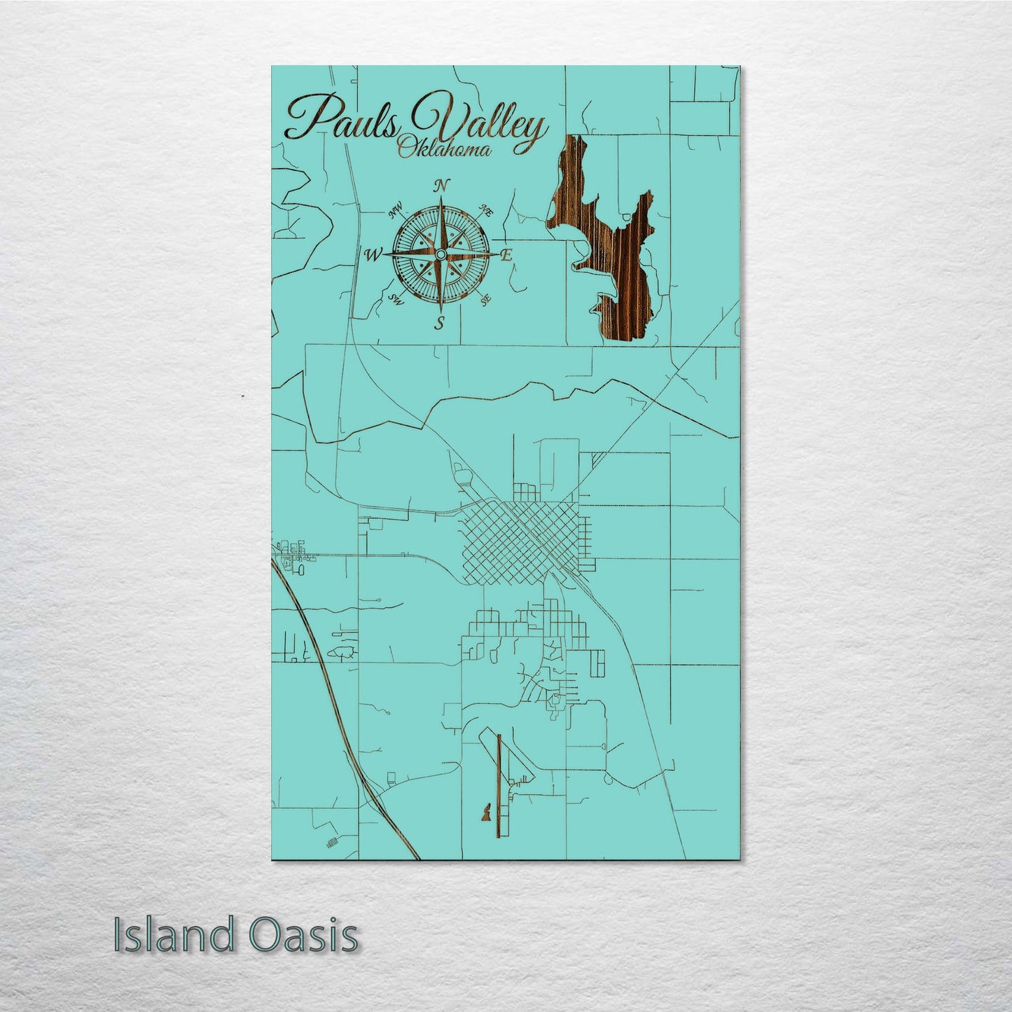 Pauls Valley, Oklahoma Street Map