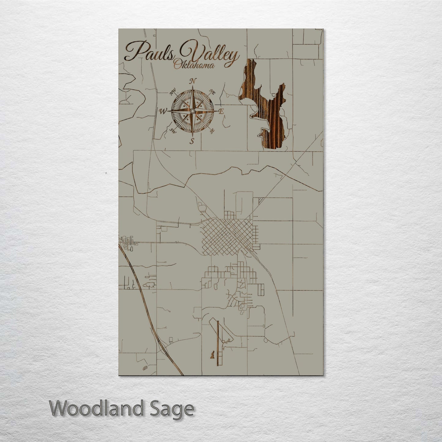 Pauls Valley, Oklahoma Street Map
