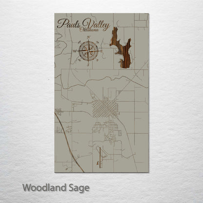 Pauls Valley, Oklahoma Street Map