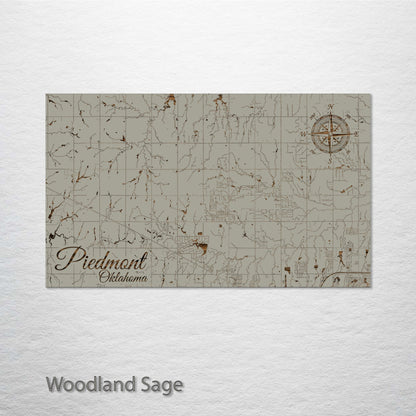 Piedmont, Oklahoma Street Map