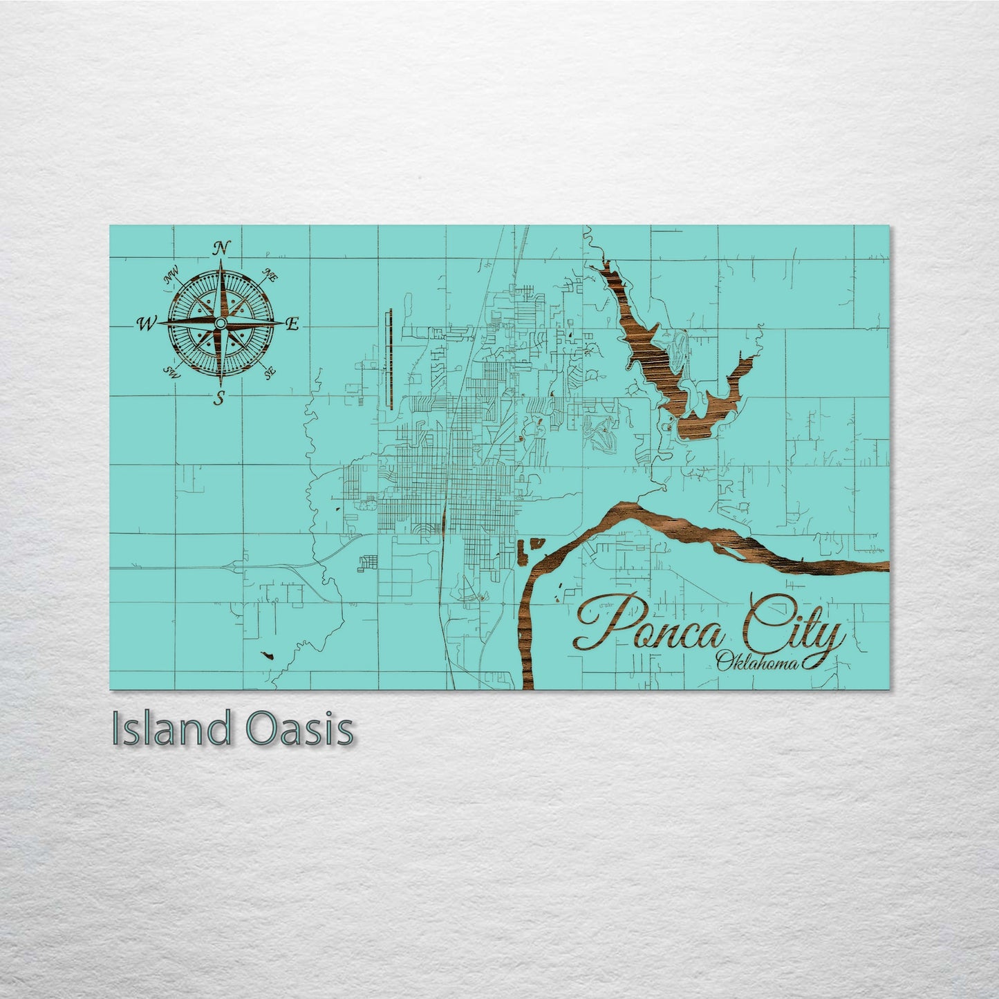 Ponca City, Oklahoma Street Map