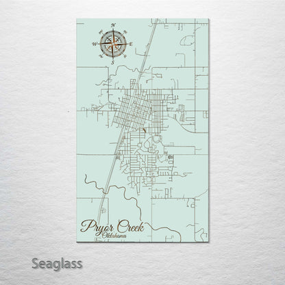 Pryor Creek, Oklahoma Street Map