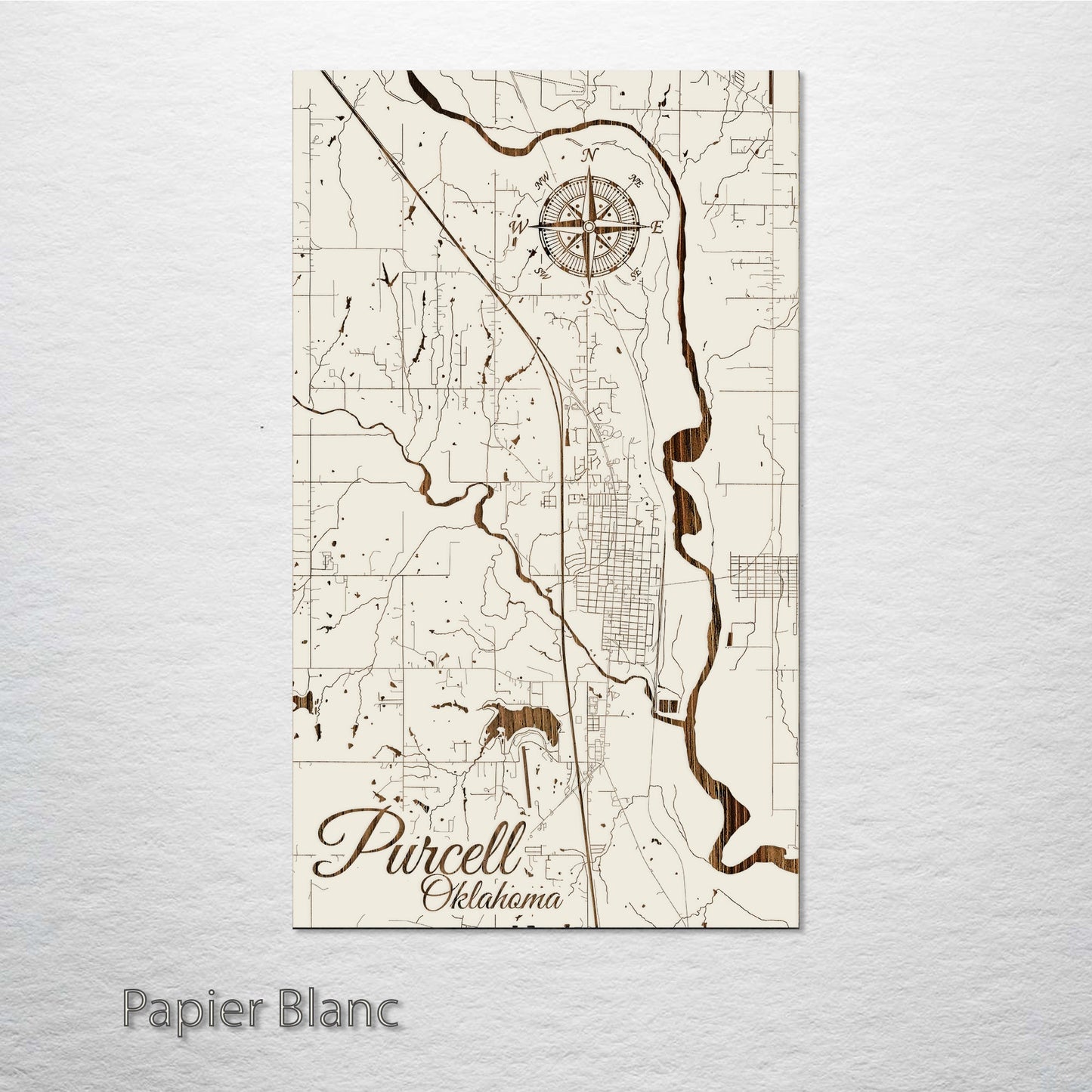 Purcell, Oklahoma Street Map