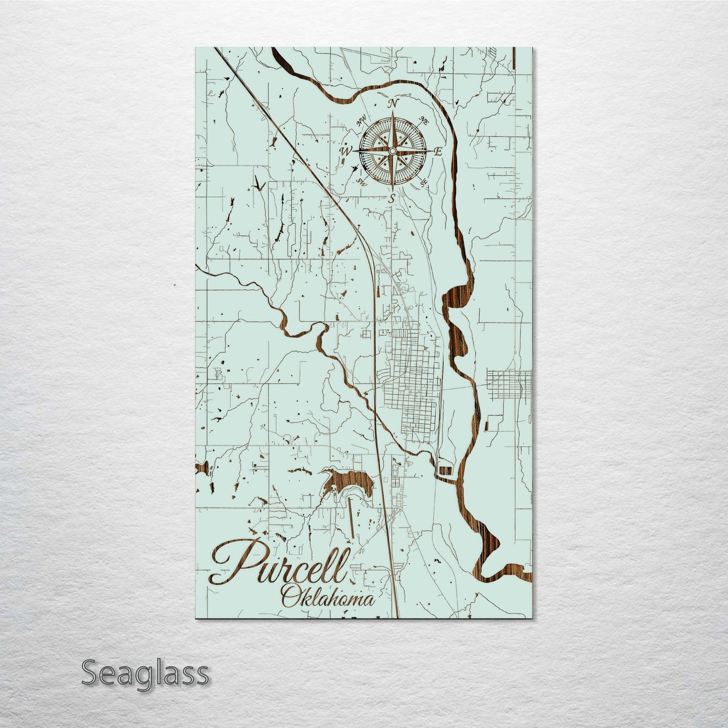 Purcell, Oklahoma Street Map