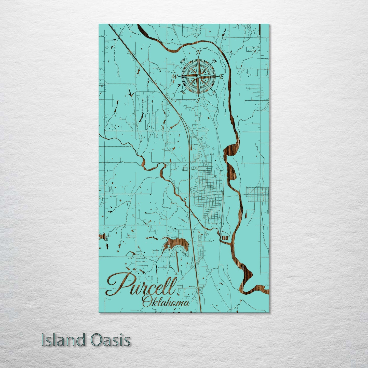 Purcell, Oklahoma Street Map