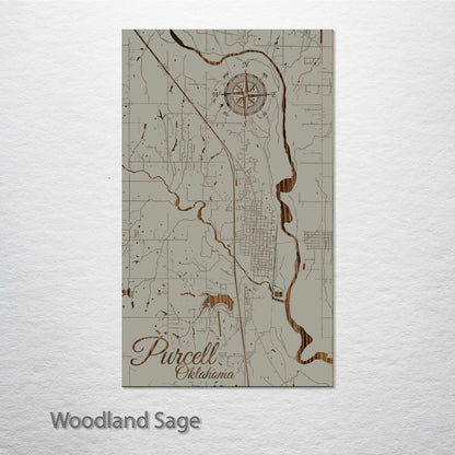 Purcell, Oklahoma Street Map