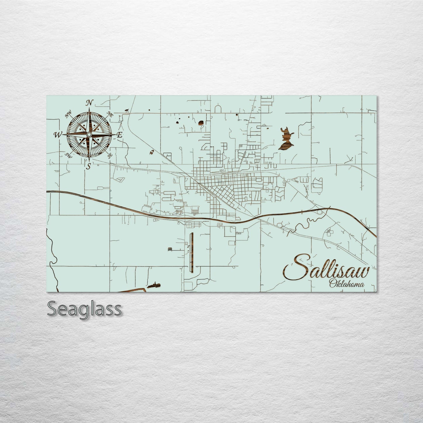 Sallisaw, Oklahoma Street Map