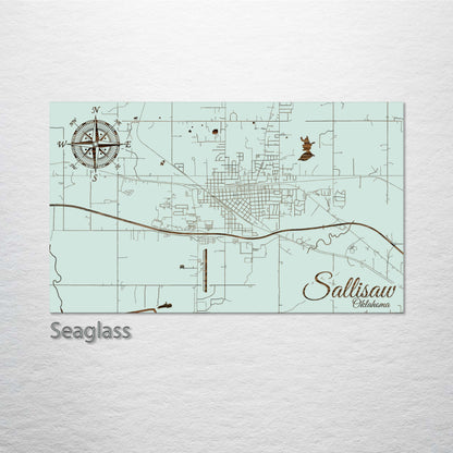 Sallisaw, Oklahoma Street Map