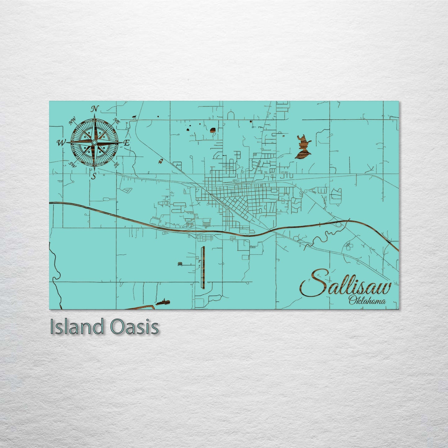 Sallisaw, Oklahoma Street Map