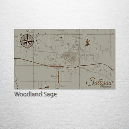 Sallisaw, Oklahoma Street Map