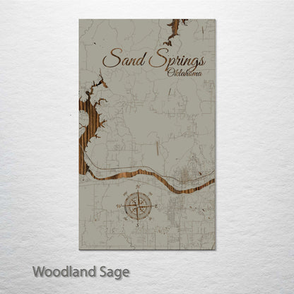 Sand Springs, Oklahoma Street Map