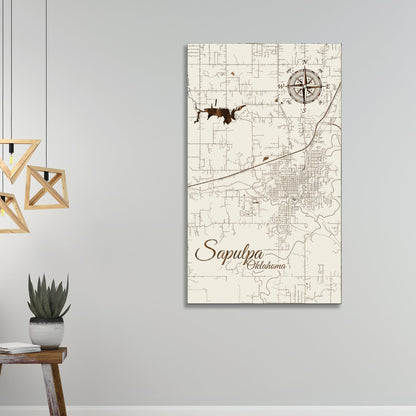 Sapulpa, Oklahoma Street Map