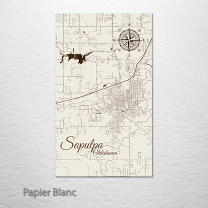 Sapulpa, Oklahoma Street Map