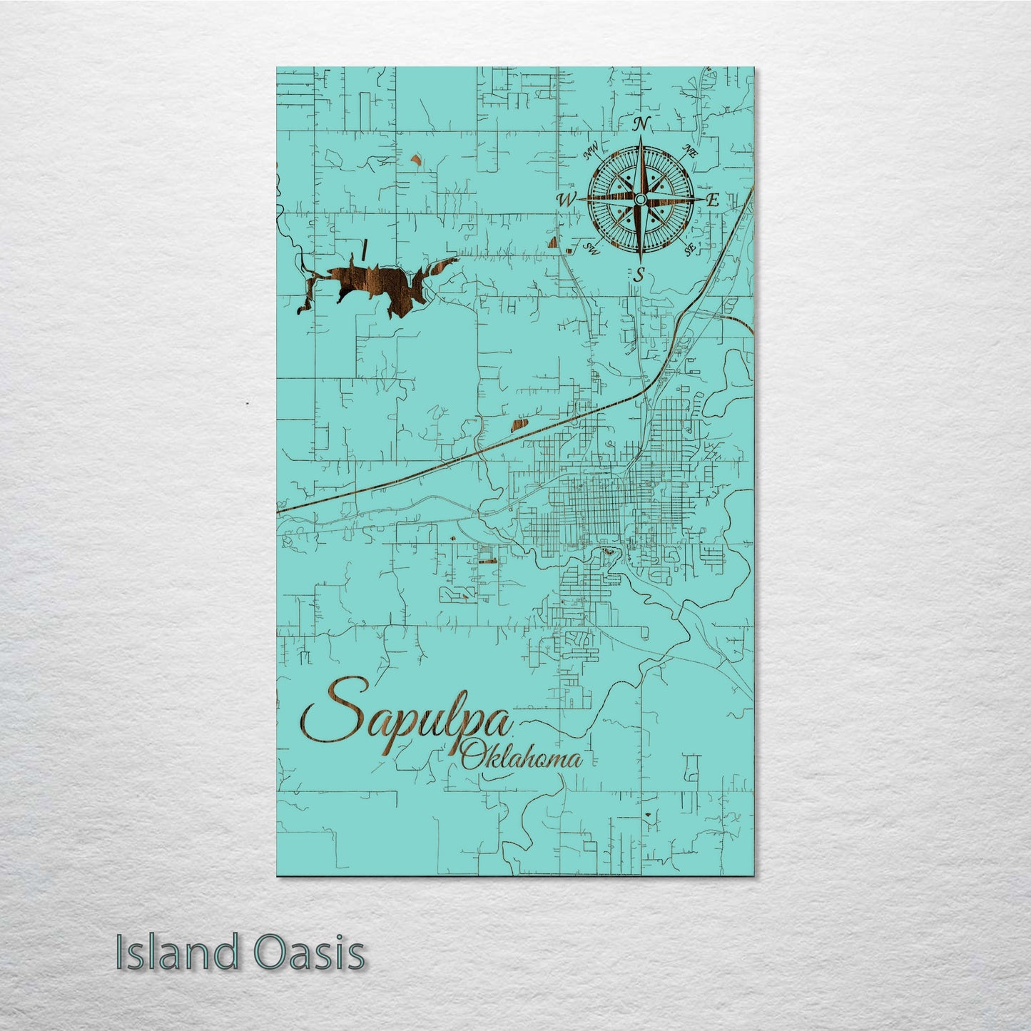 Sapulpa, Oklahoma Street Map