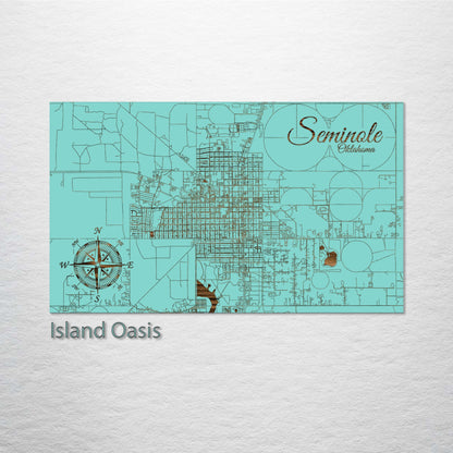 Seminole, Oklahoma Street Map