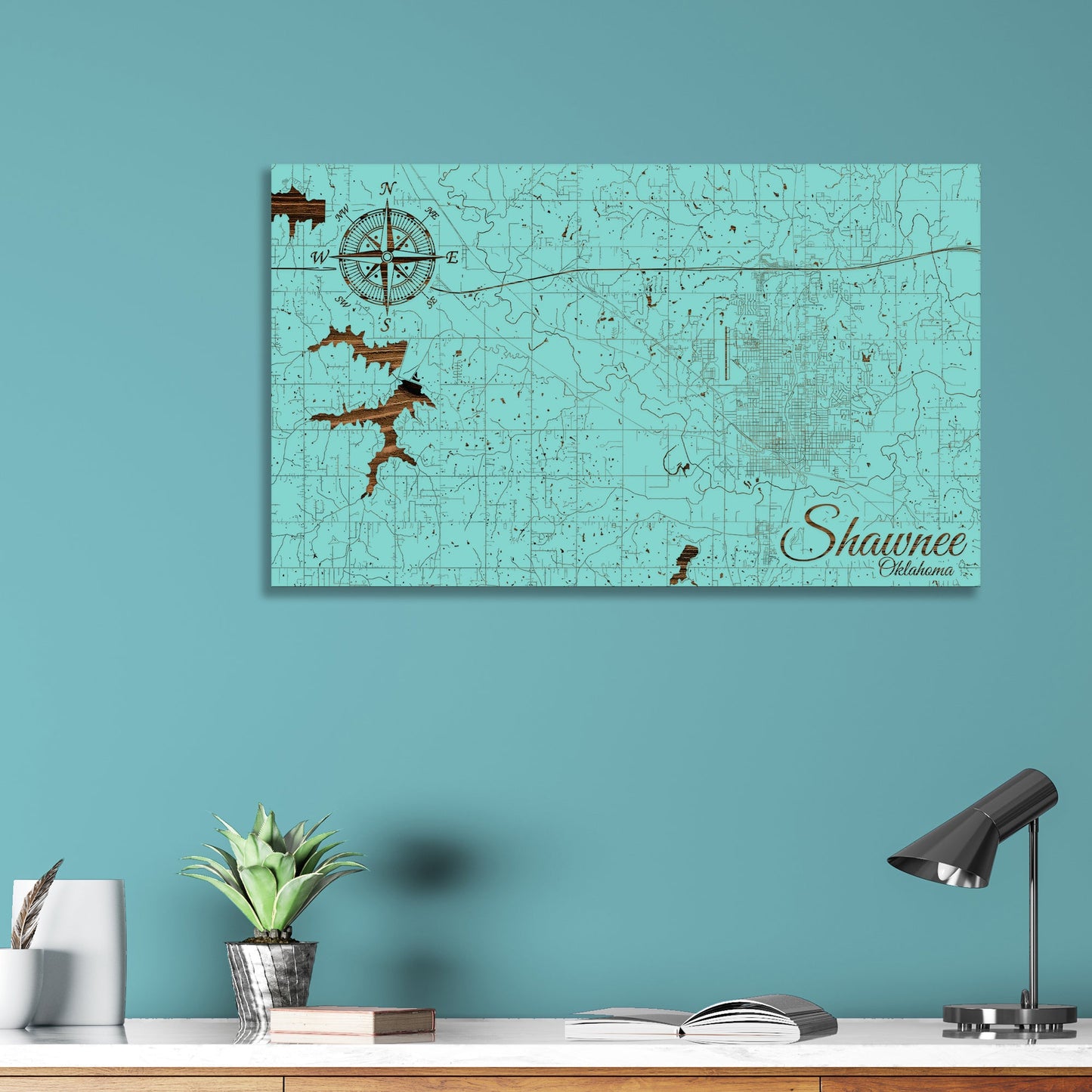 Shawnee, Oklahoma Street Map