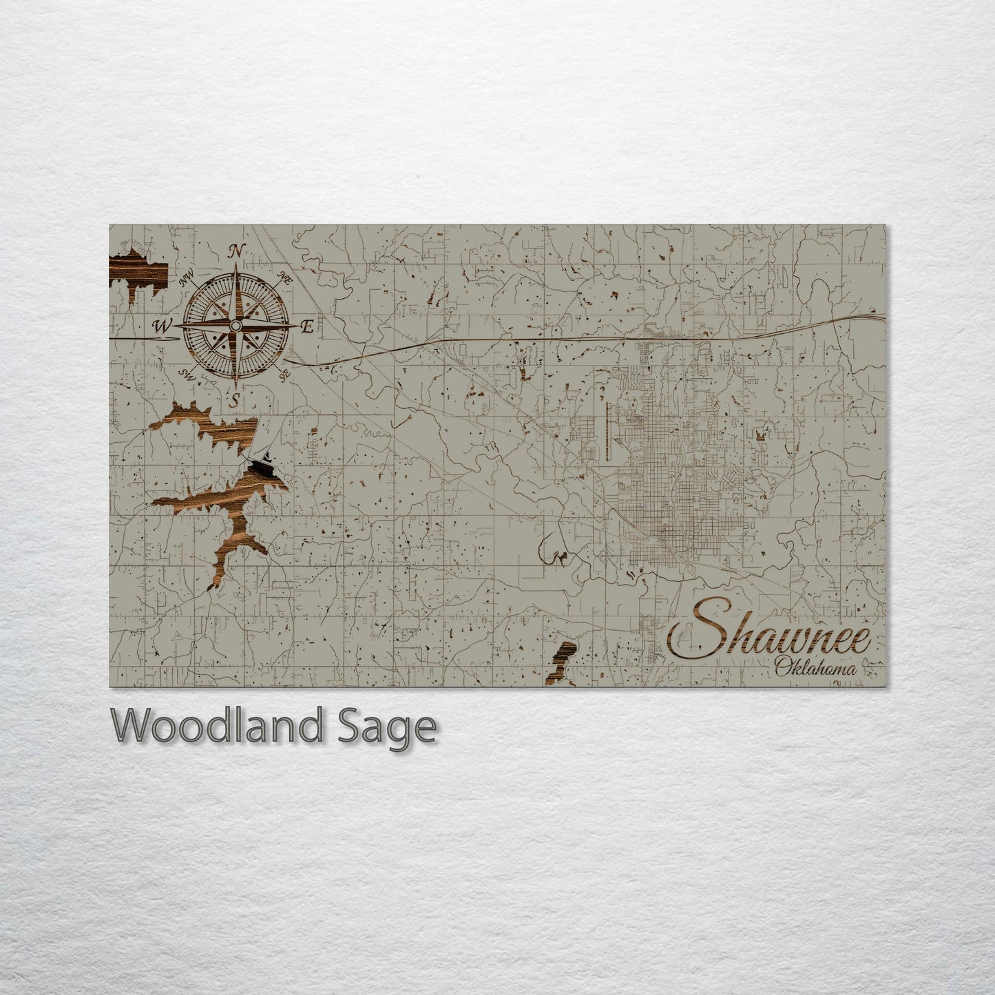 Shawnee, Oklahoma Street Map