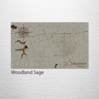 Shawnee, Oklahoma Street Map