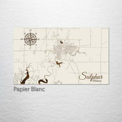 Sulphur, Oklahoma Street Map