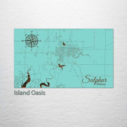 Sulphur, Oklahoma Street Map