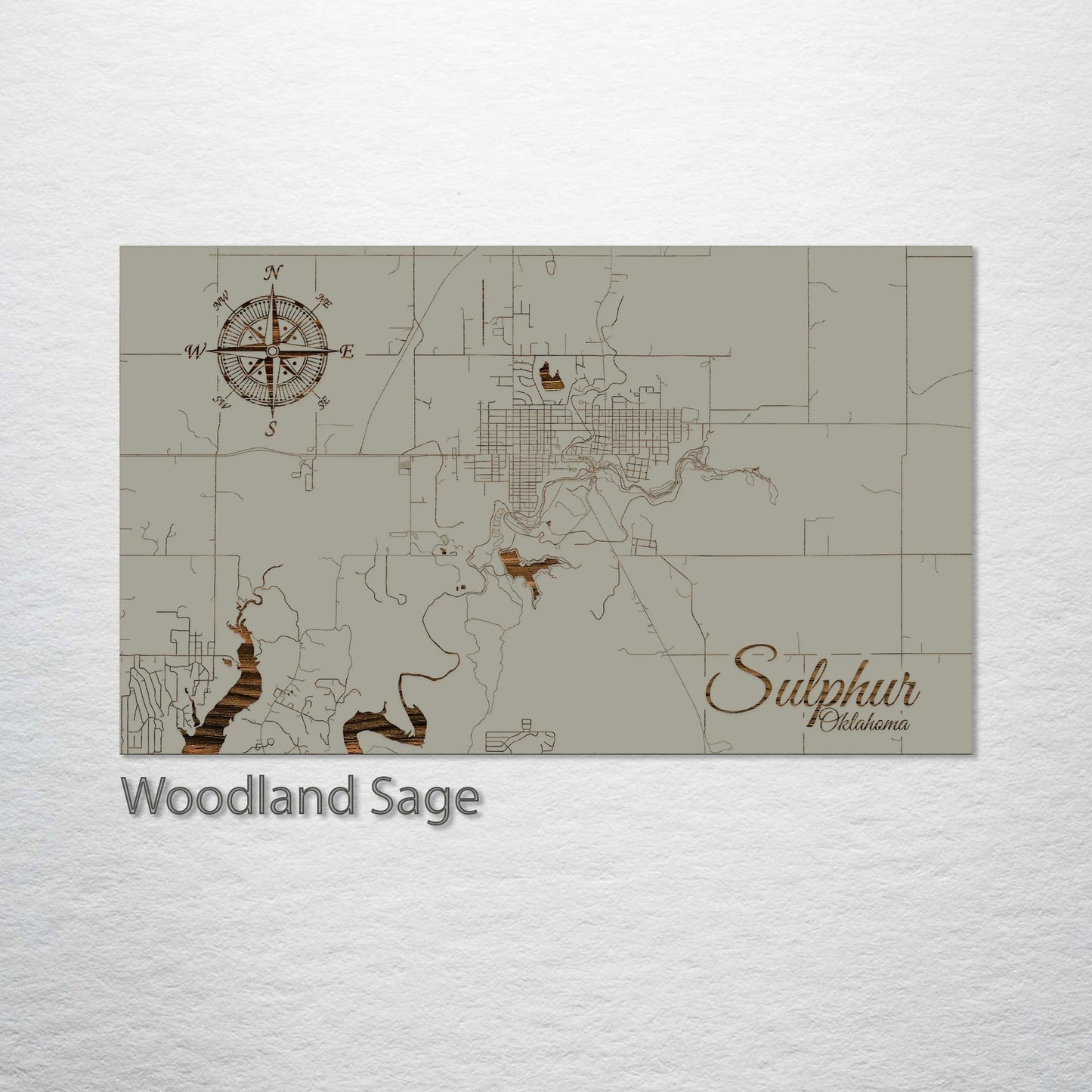 Sulphur, Oklahoma Street Map