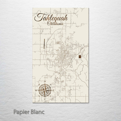 Tahlequah, Oklahoma Street Map