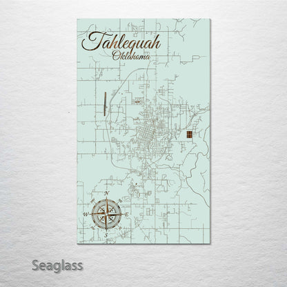 Tahlequah, Oklahoma Street Map