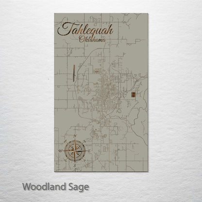 Tahlequah, Oklahoma Street Map