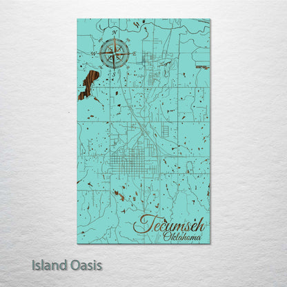 Tecumseh, Oklahoma Street Map