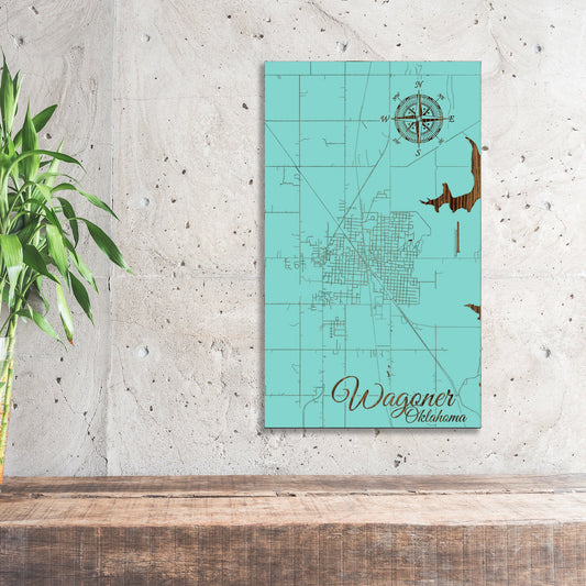 Wagoner, Oklahoma Street Map