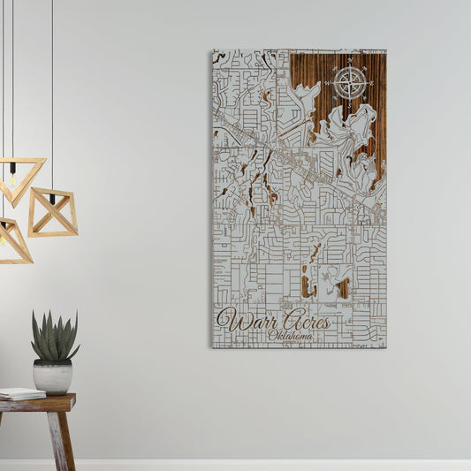 Warr Acres, Oklahoma Street Map