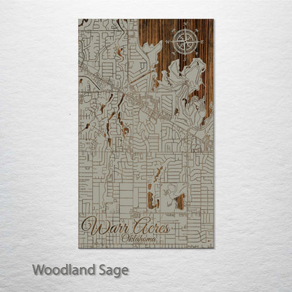 Warr Acres, Oklahoma Street Map