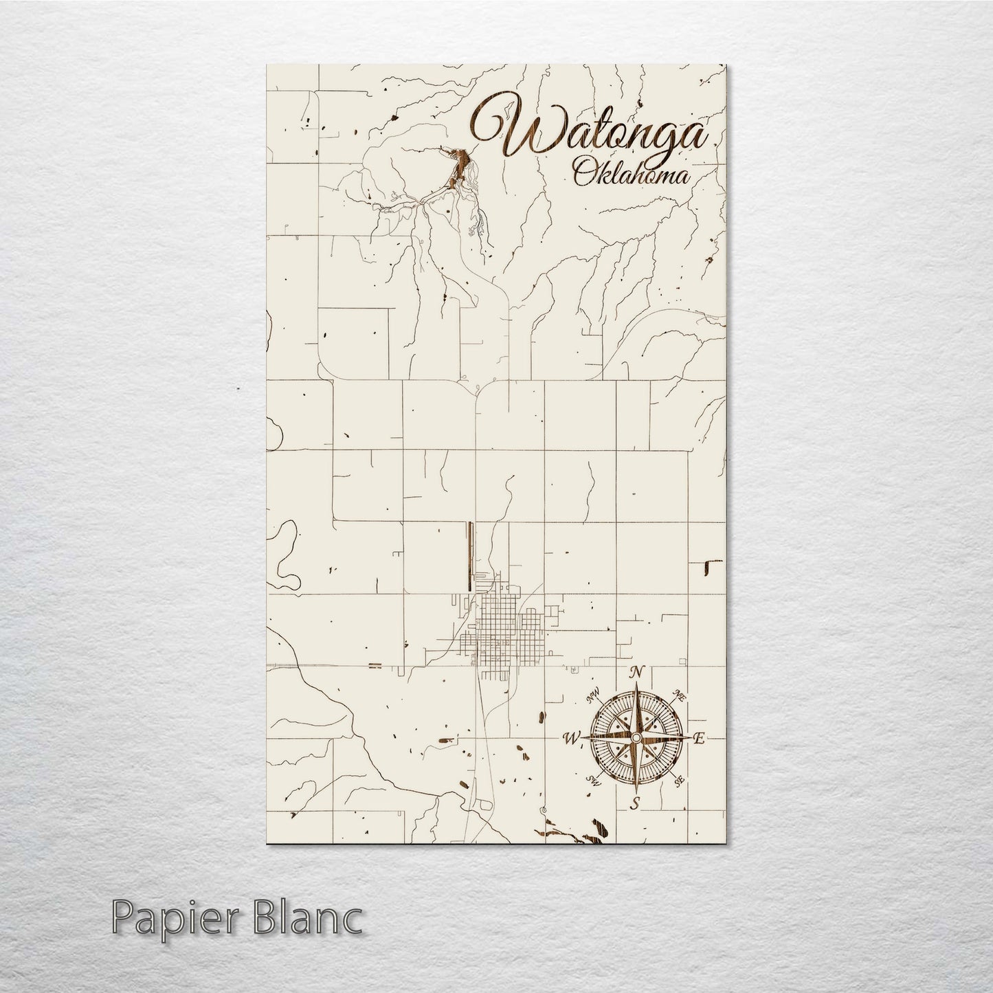 Watonga, Oklahoma Street Map