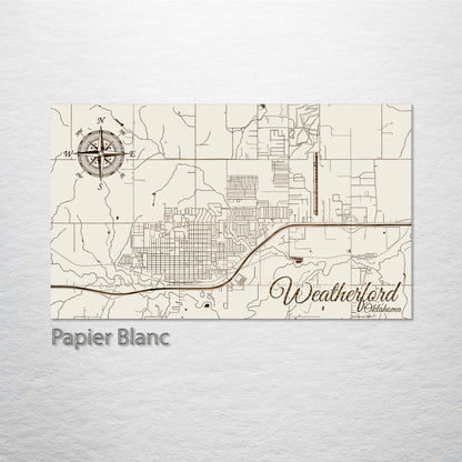 Weatherford, Oklahoma Street Map