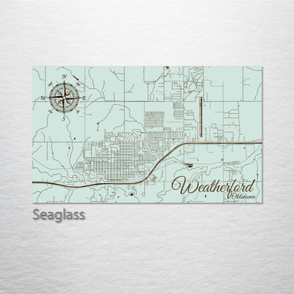 Weatherford, Oklahoma Street Map