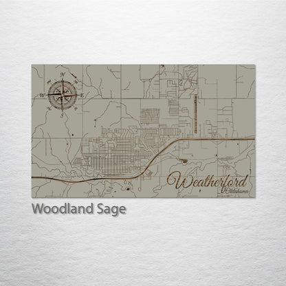 Weatherford, Oklahoma Street Map