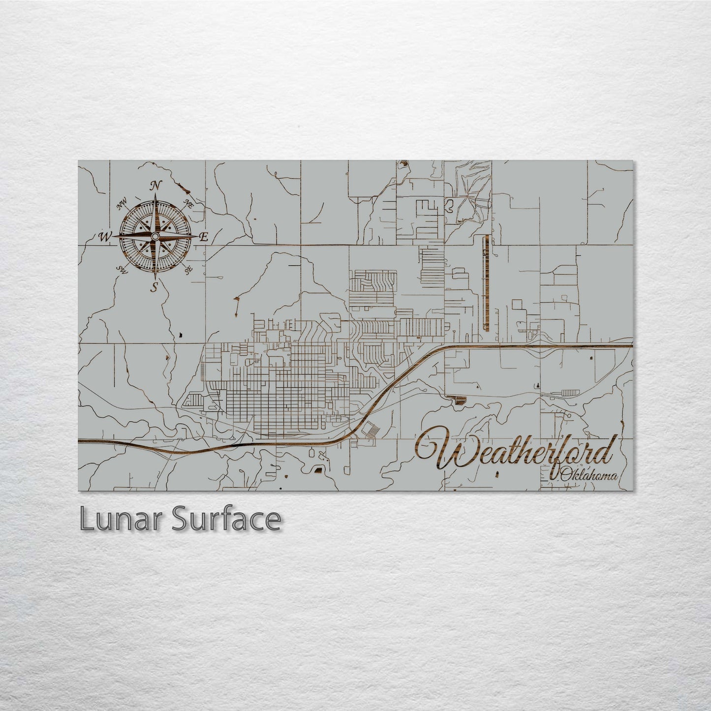 Weatherford, Oklahoma Street Map