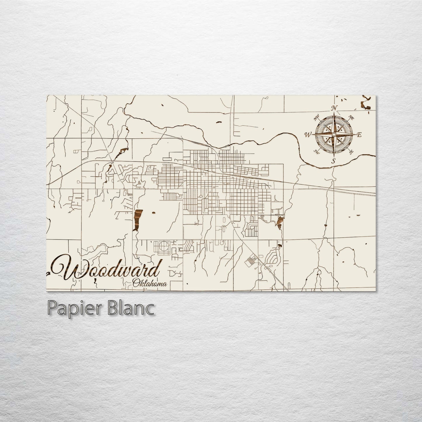 Woodward, Oklahoma Street Map