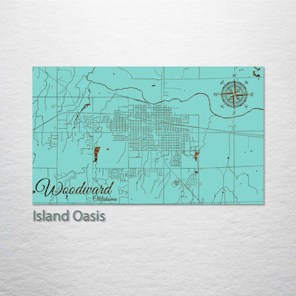 Woodward, Oklahoma Street Map