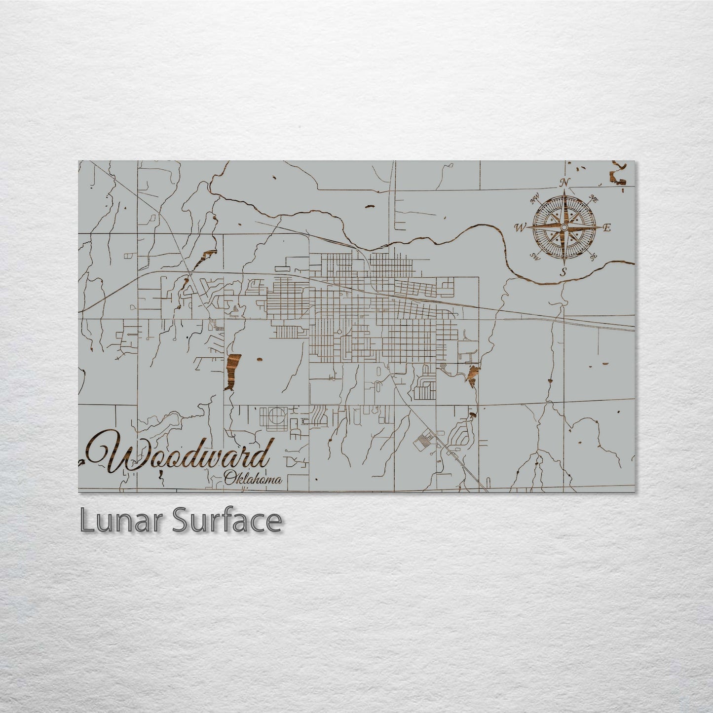 Woodward, Oklahoma Street Map